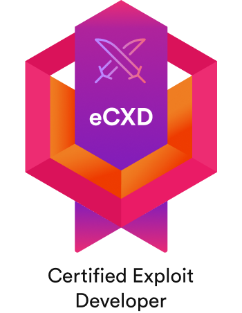 eCXD - Certified Exploit Developer badge